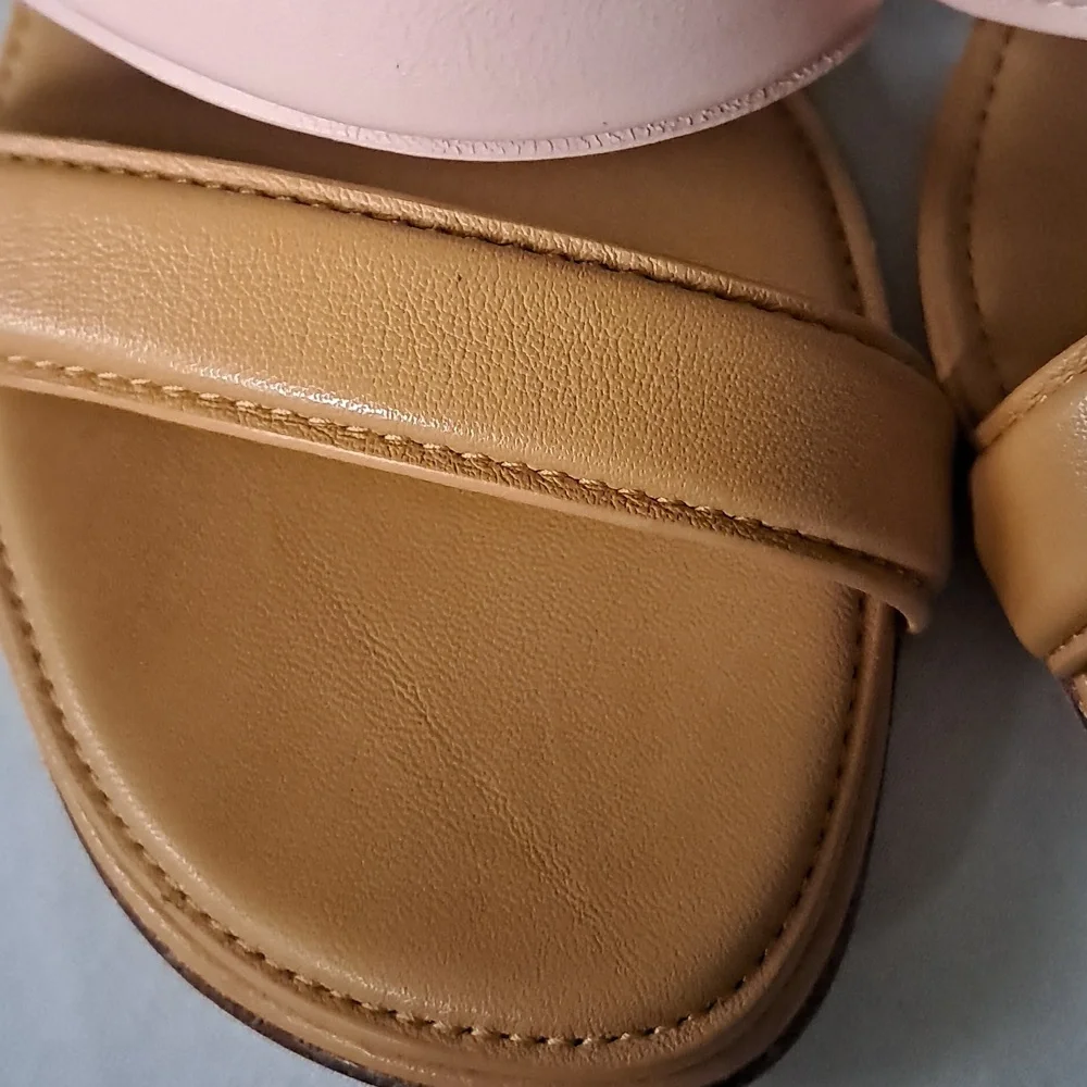 Mansur Gavriel Bombato‎ Colour-block Leather Sandals.  Womans Size 38/US 8.